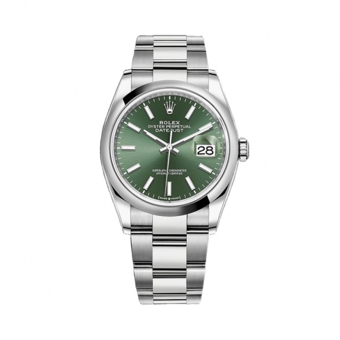 モデル オイスター、36 mm、オイスタースチール126200